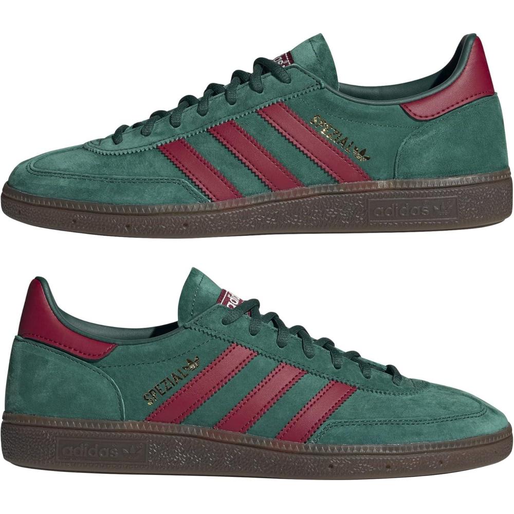 image:imageadidas Womens Handball Spezial SneakersCollegiate Green Collegiate Burgundy Gum