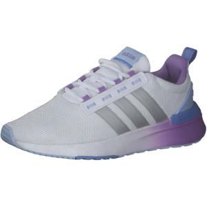 adidas Womens Sneaker(Ftwr White Silver Met Blue Fusion)