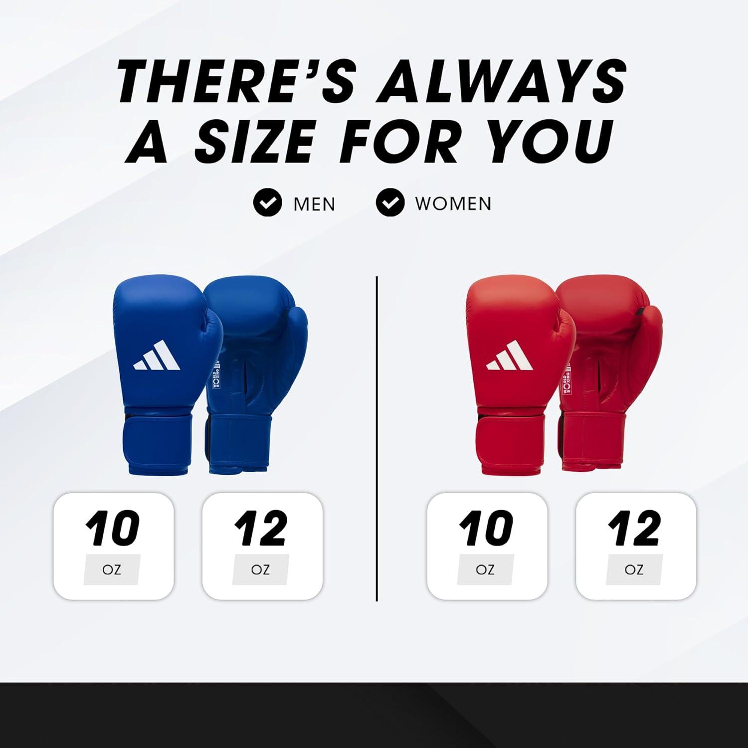 image:imageADIDAS Amateur Competition Boxing and Kickboxing Gloves USA Boxing Approved and IBA ApprovedRed