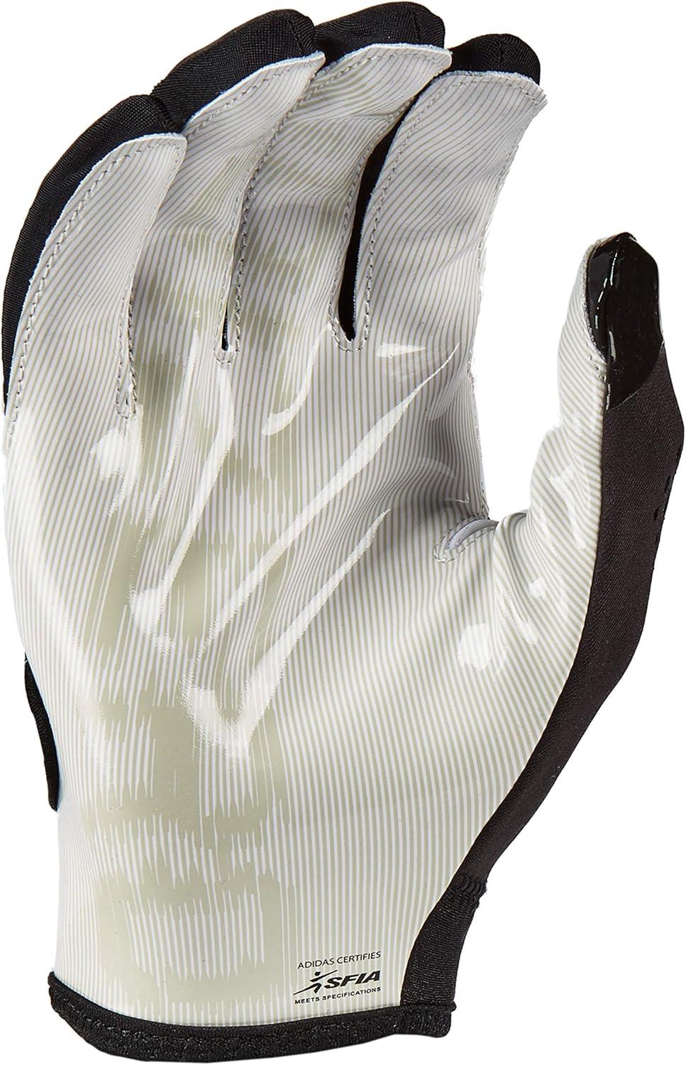 image:imageAdidas Adizero 11 Adult Football Receiver Glove Multiple Colors amp SizesBlackWhite