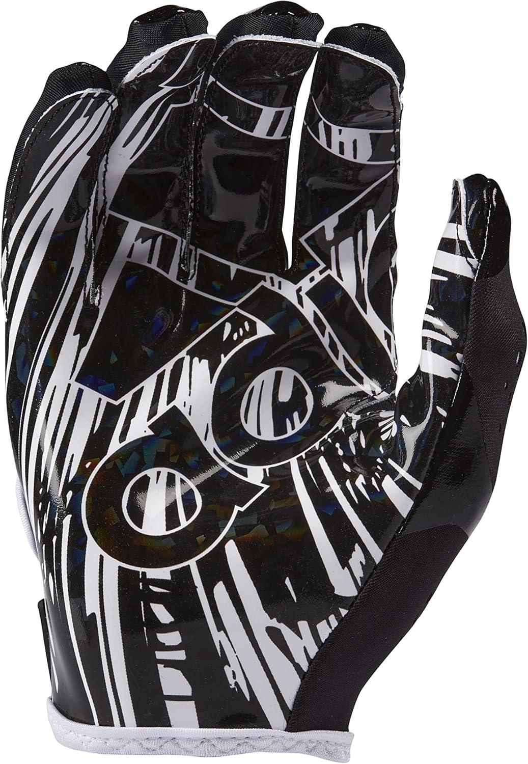 image:imageAdidas Adizero 12 Youth Receiver Football Gloves Premium Football Gear and EquipmentBlackWhite