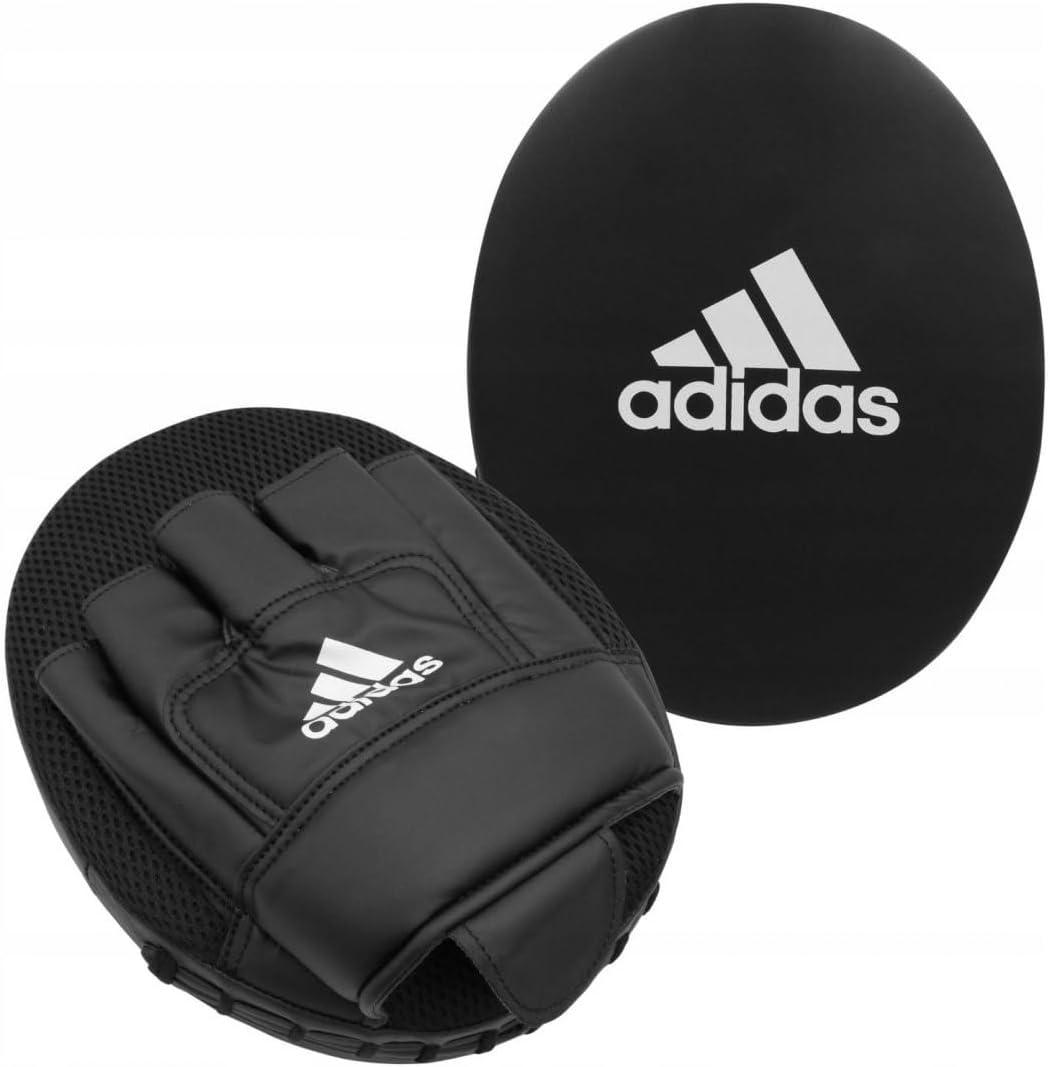 image:imageAdidas Boxing Home Training Kit Pair of Gloves and Mitts 2pc Set for Adult amp Kids for Boxing Punching Bag Kickboxing MMA and Training Black White