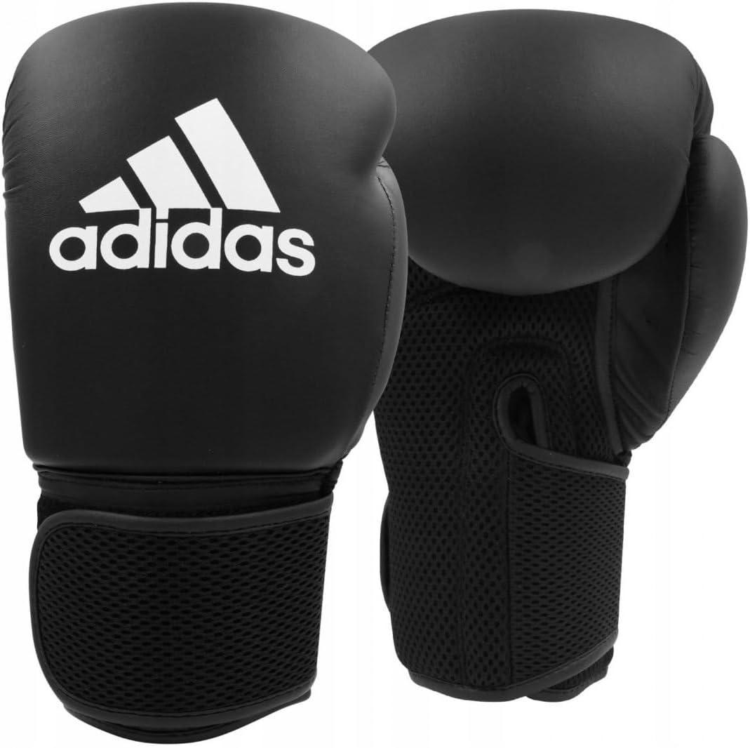 image:imageAdidas Boxing Home Training Kit Pair of Gloves and Mitts 2pc Set for Adult amp Kids for Boxing Punching Bag Kickboxing MMA and Training Black White
