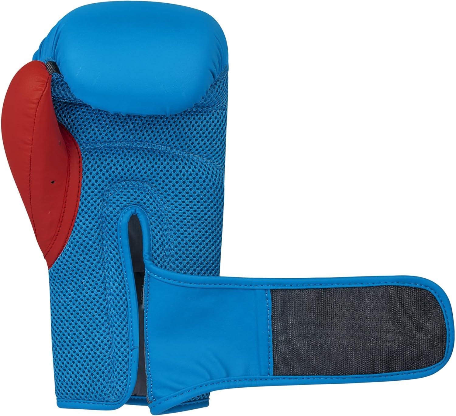 image:imageAdidas Boxing Home Training Kit Pair of Gloves and Mitts 2pc Set for Adult amp Kids for Boxing Punching Bag Kickboxing MMA and Training Blue Red