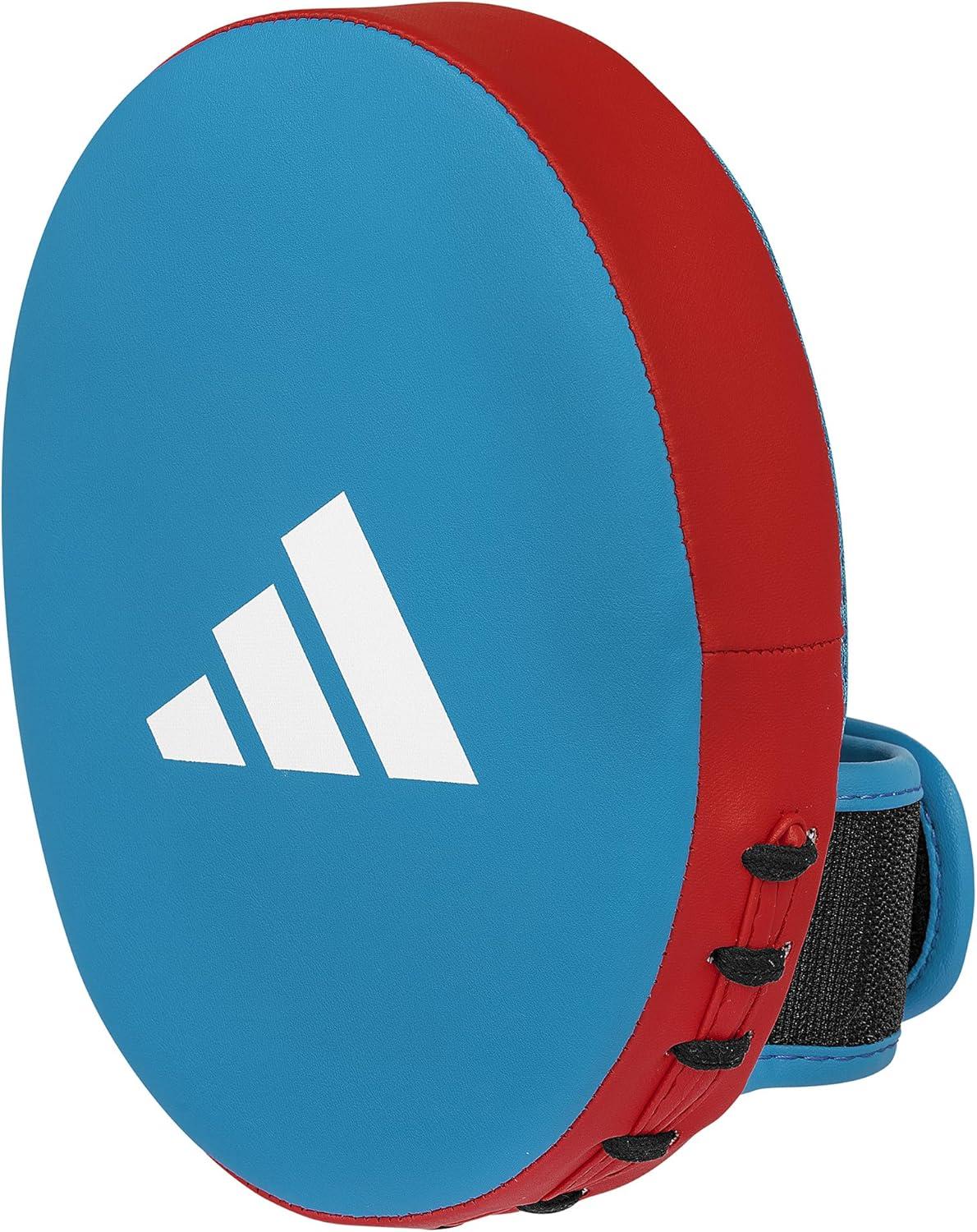 image:imageAdidas Boxing Home Training Kit Pair of Gloves and Mitts 2pc Set for Adult amp Kids for Boxing Punching Bag Kickboxing MMA and Training Blue Red