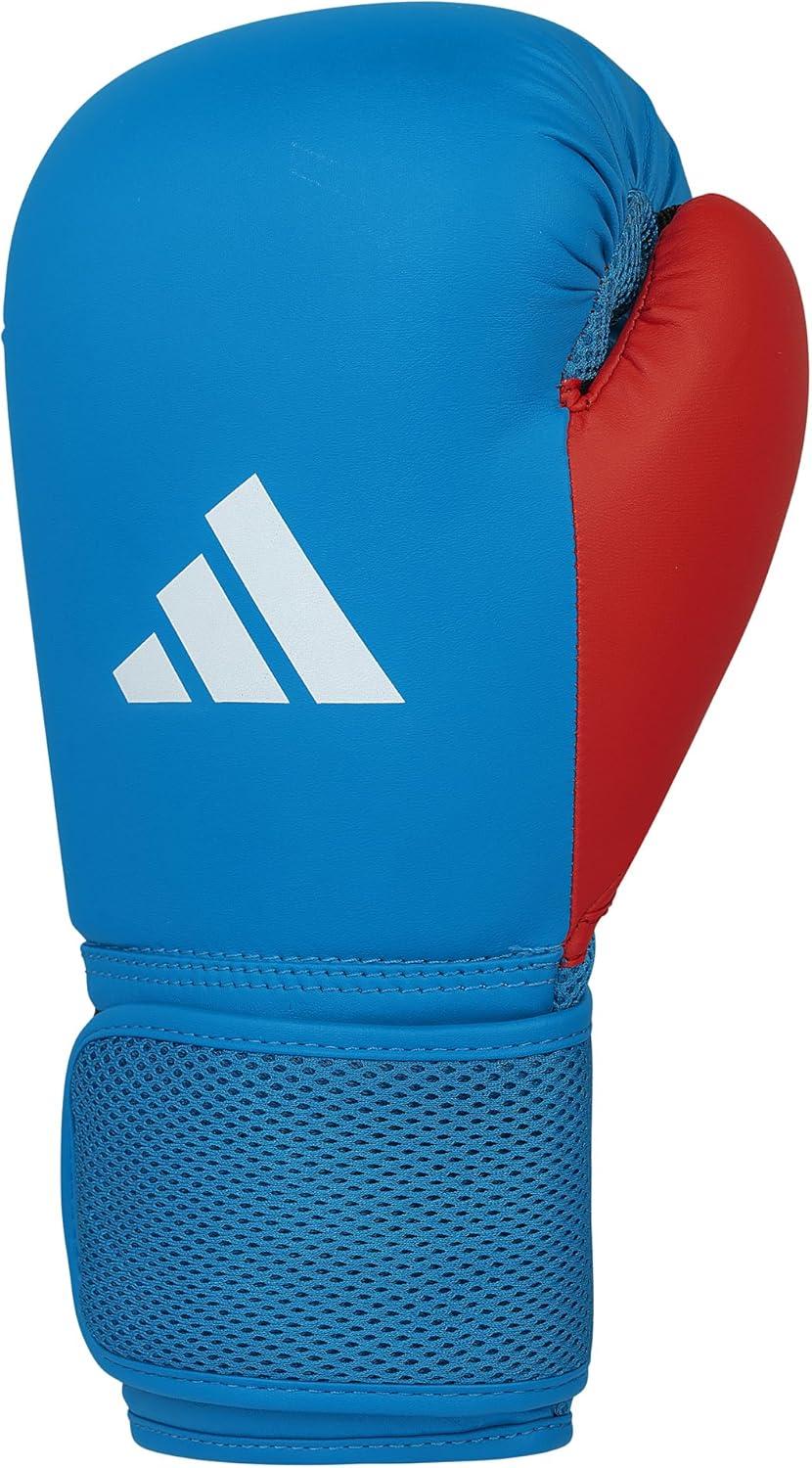 image:imageAdidas Boxing Home Training Kit Pair of Gloves and Mitts 2pc Set for Adult amp Kids for Boxing Punching Bag Kickboxing MMA and Training Blue Red