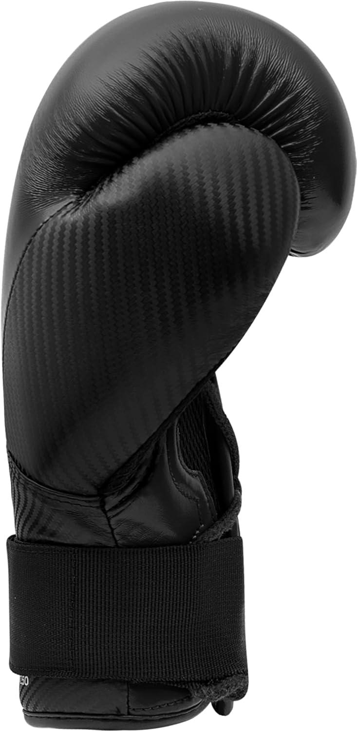 image:imageAdidas Hybrid 250 Boxing Gloves Boxing Kickboxing Sparring Bag Training or MMA Training BlackAsh Black White 12 oz 14 oz or 16 ozBlack 16 oz