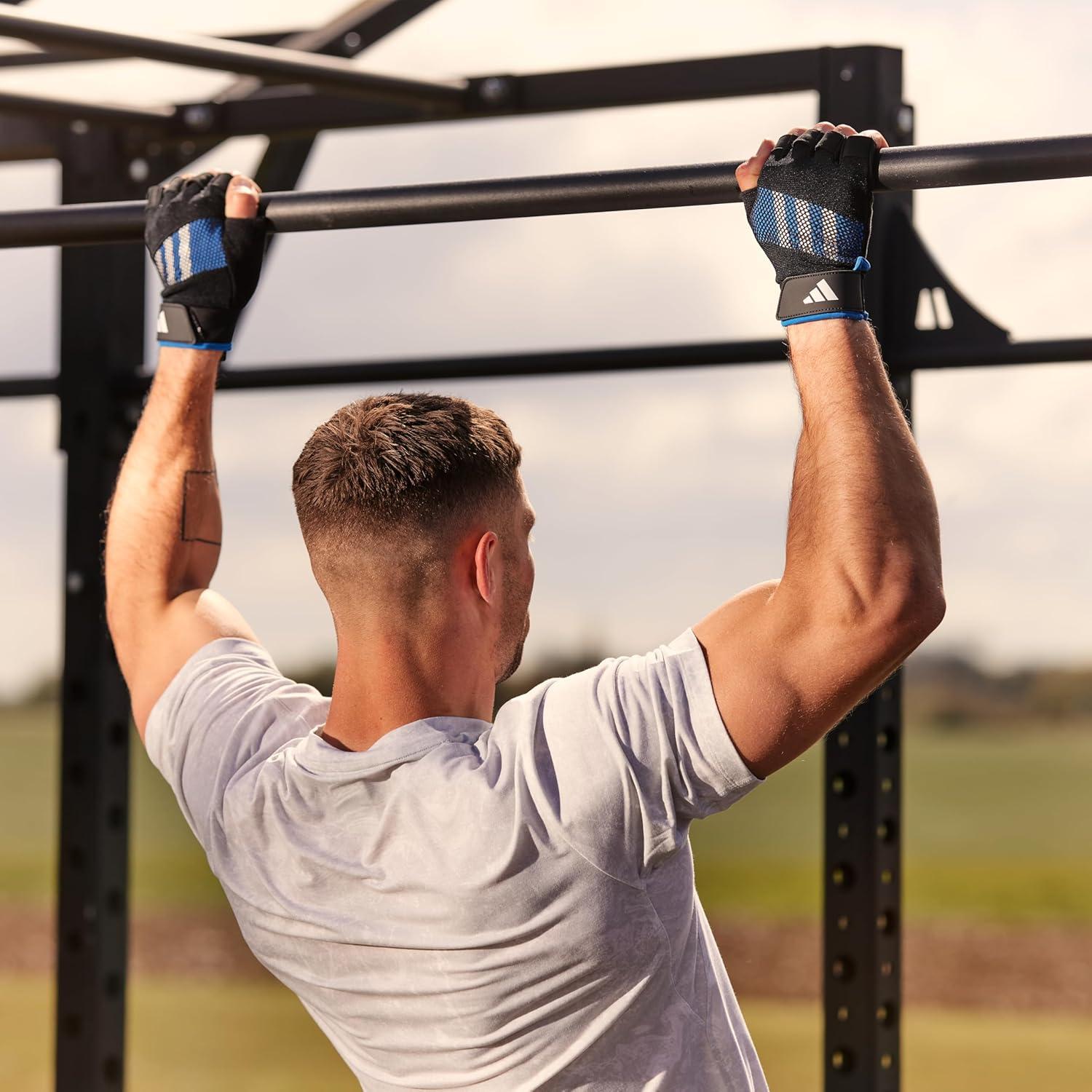 image:imageAdidas Performance Weightlifting Gloves Fingerless Aeroready Workout GlovesLarge