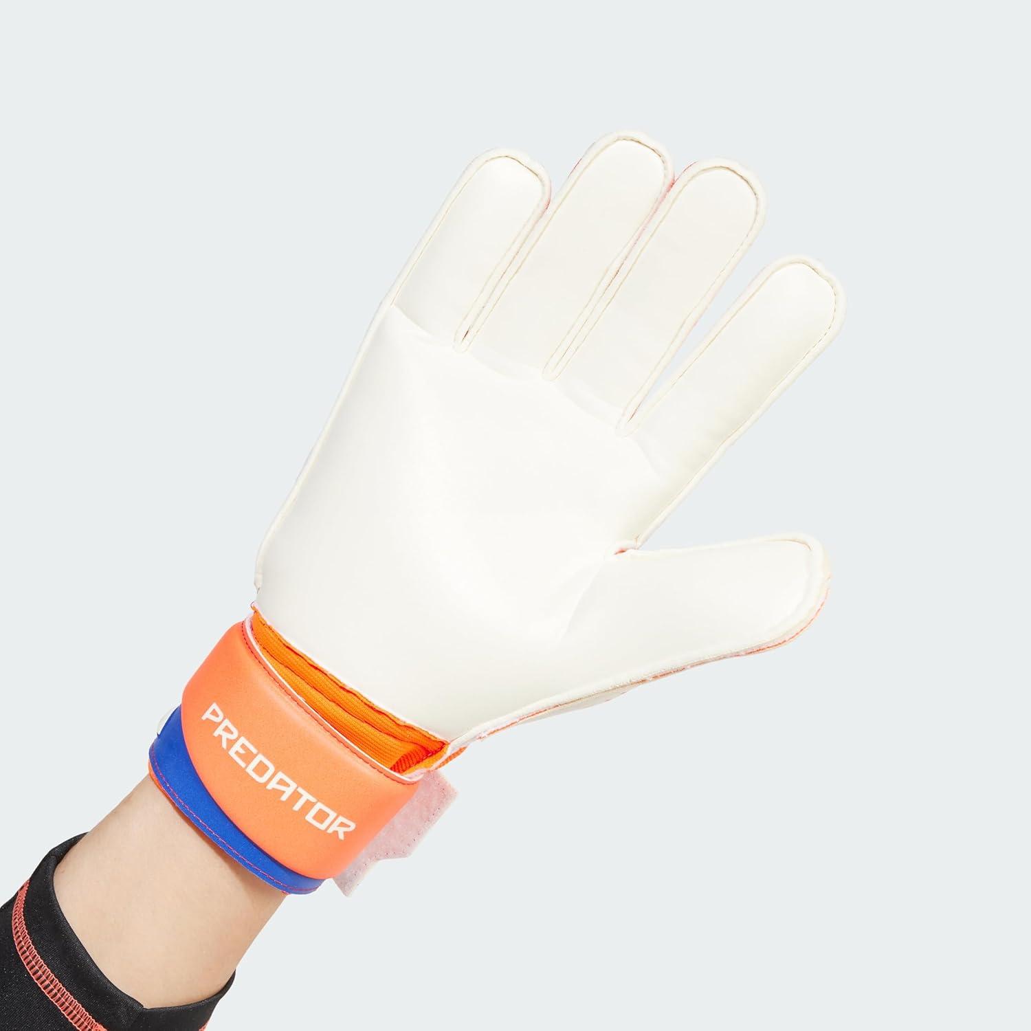 image:imageAdidas Predator Match Goalie Soccer GlovesLucid BlueSolar RedWhite