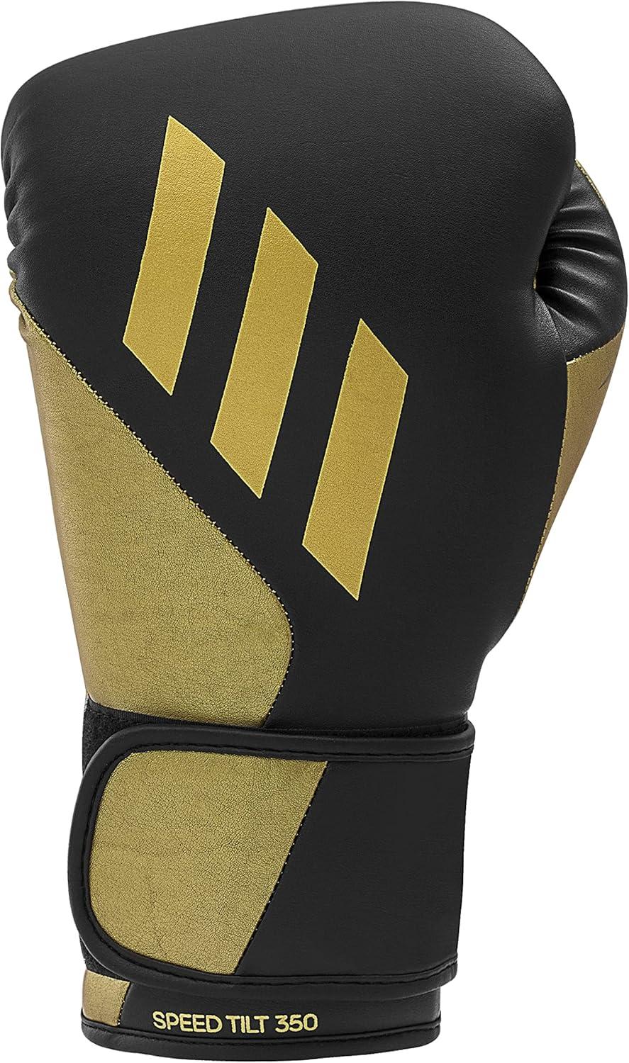 image:imageAdidas Tilt 350 PRO Training Gloves Hook amp Loop with New Tilt Technology for Men Women Unisex Sustainable Vegan Leather Boxing Kickboxing MMA Training GlovesBlackGold Met
