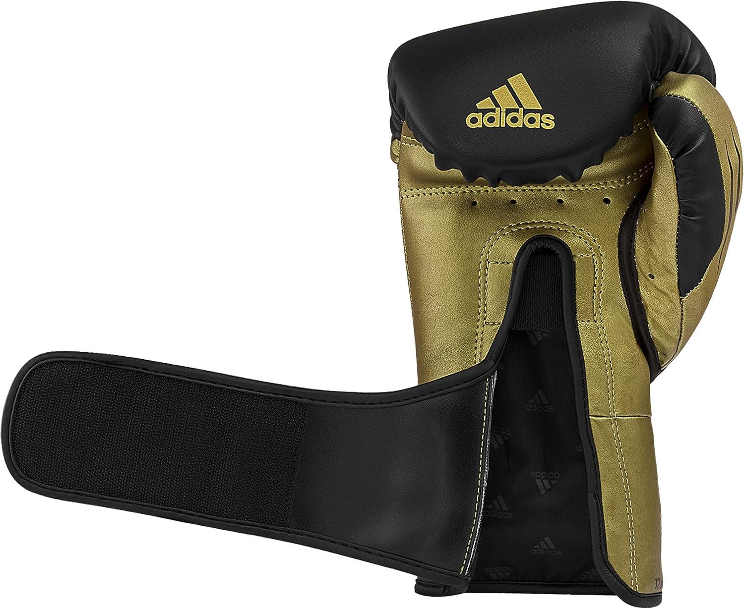 image:imageAdidas Tilt 350 PRO Training Gloves Hook amp Loop with New Tilt Technology for Men Women Unisex Sustainable Vegan Leather Boxing Kickboxing MMA Training GlovesBlackGold Met