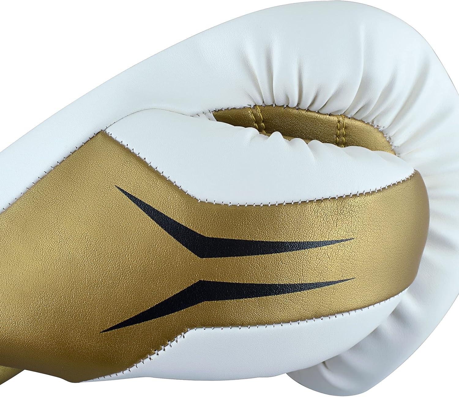 image:imageAdidas Tilt 350 Pro with Lace Closure with New Tilt Technology for Men Women Unisex Sustainable Vegan Leather Boxing Kickboxing MMA Training GlovesWhiteGold Met