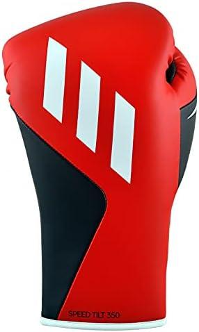 image:imageAdidas Tilt 350 Pro with Lace Closure with New Tilt Technology for Men Women Unisex Sustainable Vegan Leather Boxing Kickboxing MMA Training GlovesRedBlack