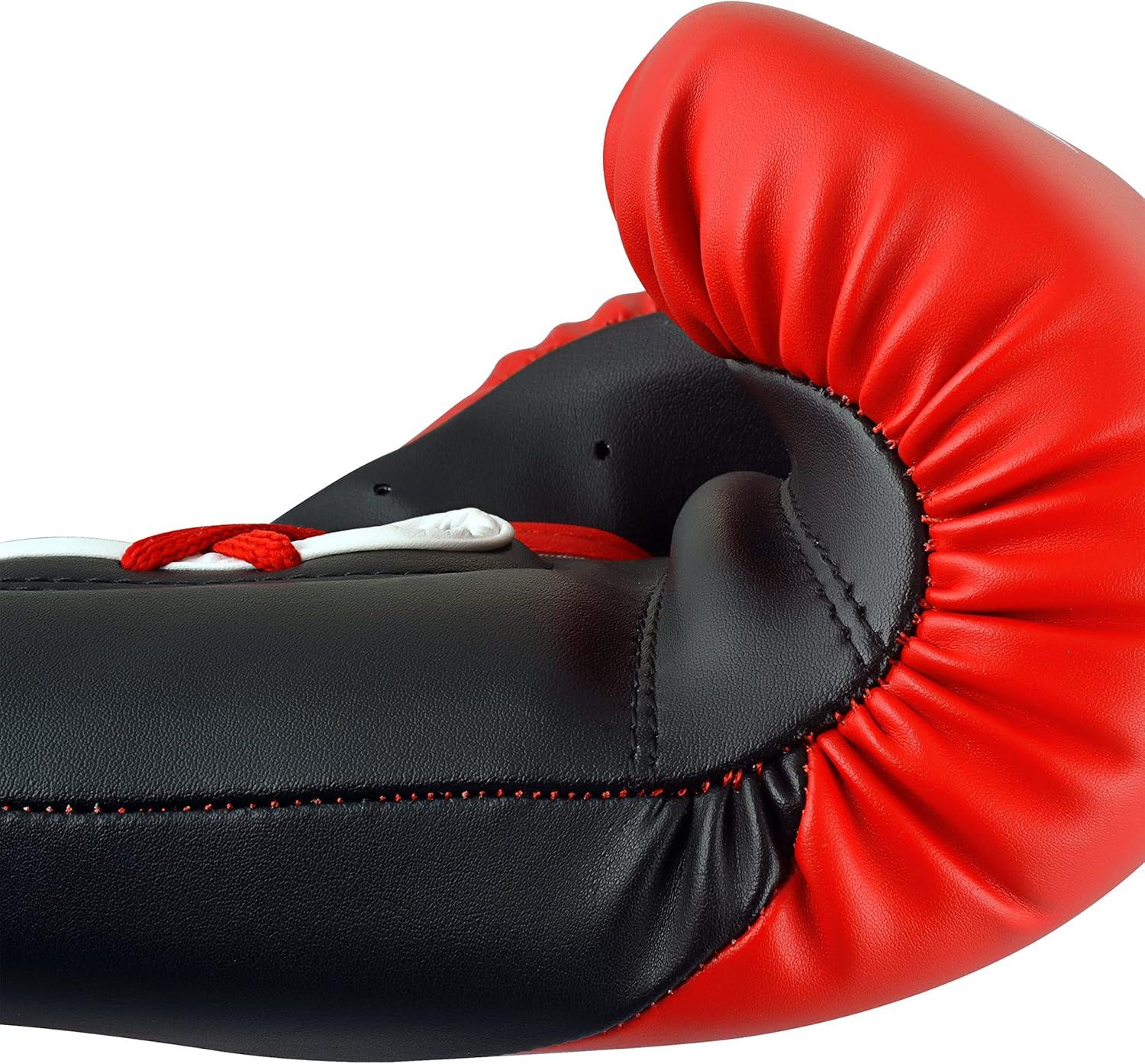 image:imageAdidas Tilt 350 Pro with Lace Closure with New Tilt Technology for Men Women Unisex Sustainable Vegan Leather Boxing Kickboxing MMA Training GlovesRedBlack