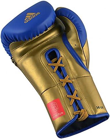 image:imageAdidas Tilt 350 Pro with Lace Closure with New Tilt Technology for Men Women Unisex Sustainable Vegan Leather Boxing Kickboxing MMA Training GlovesBlueGold