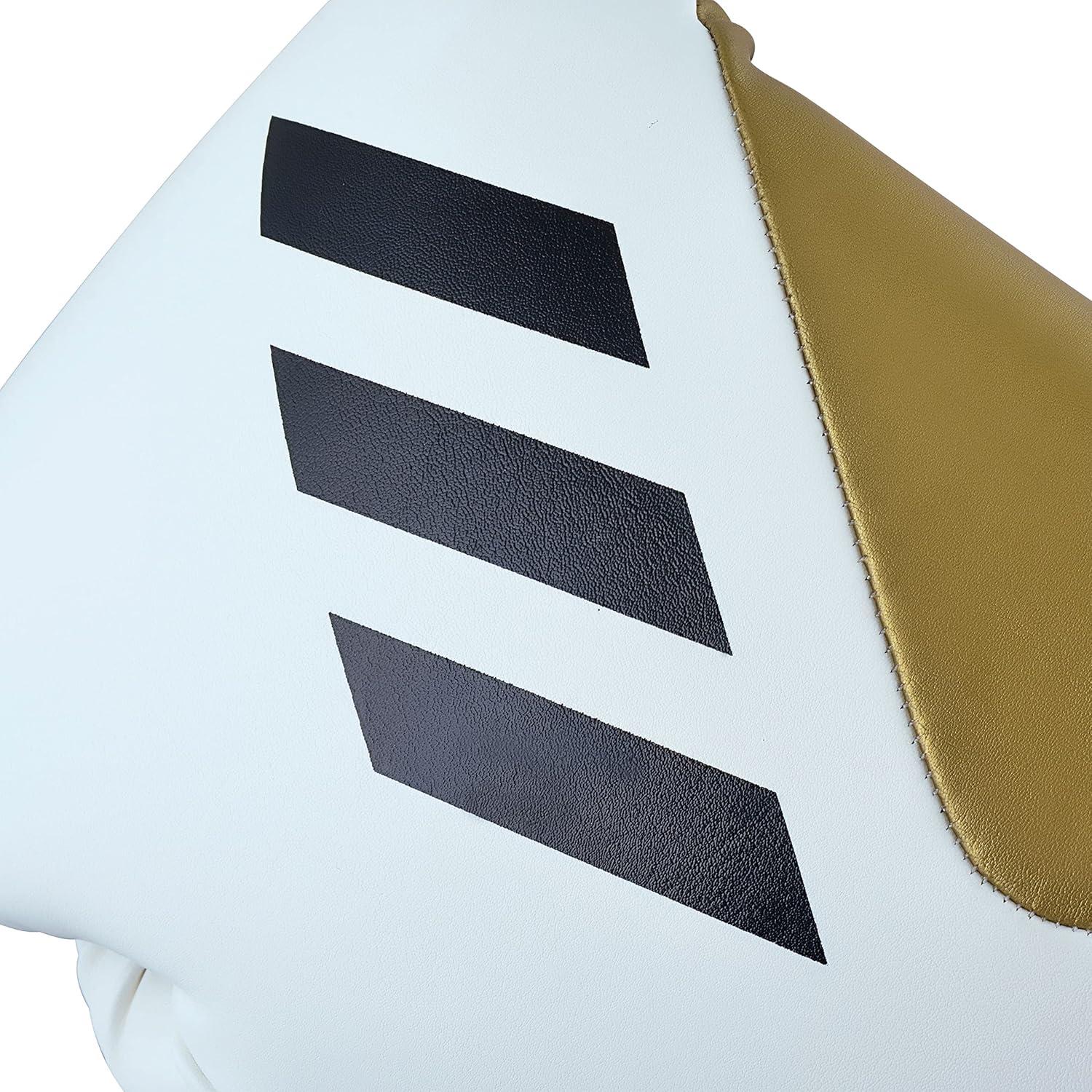 image:imageAdidas Tilt 350 Pro with Lace Closure with New Tilt Technology for Men Women Unisex Sustainable Vegan Leather Boxing Kickboxing MMA Training GlovesWhiteGold