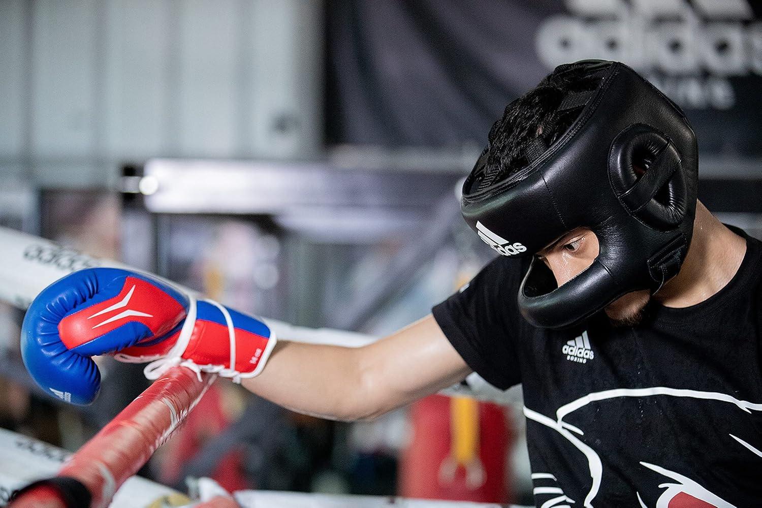 image:imageAdidas Tilt 350 Pro with Lace Closure with New Tilt Technology for Men Women Unisex Sustainable Vegan Leather Boxing Kickboxing MMA Training GlovesWhiteGold Met