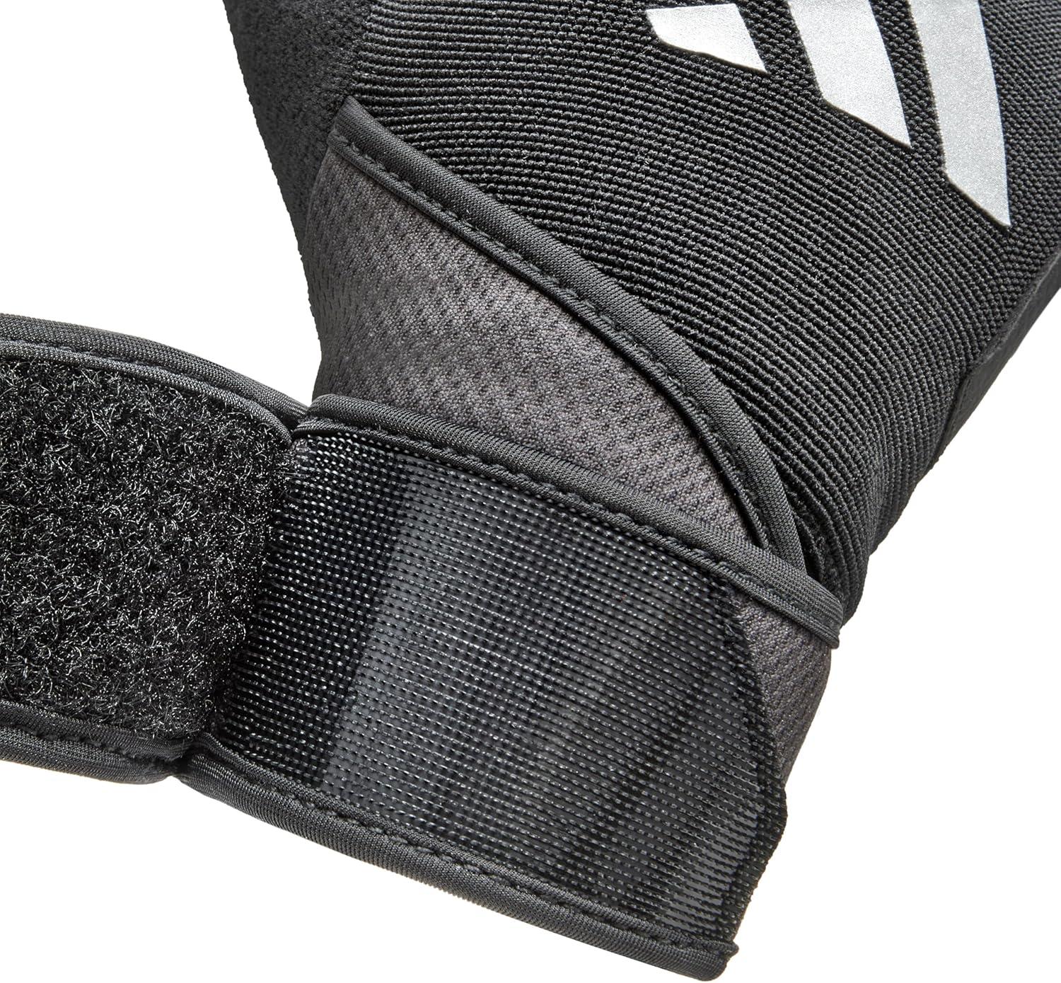image:imageAdidas Wrist Wrap Training amp Weightlifting Gloves Fingerless Workout GlovesMedium
