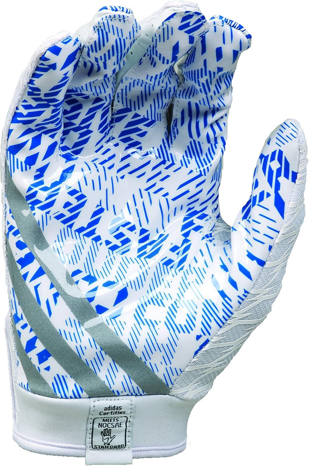 image:imageadidas Adizero 40 Adult Football Receivers GlovesWhiteRoyal