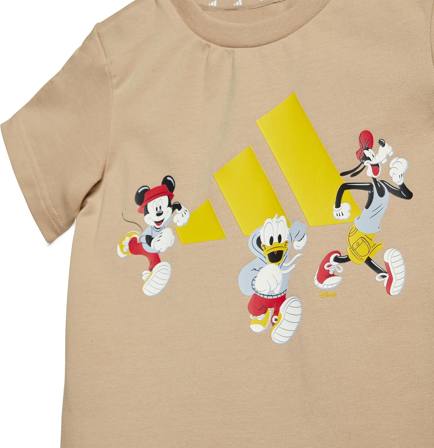 image:imageadidas Baby Disney Mickey Mouse TShirtWarm SandstoneCrew Yellow