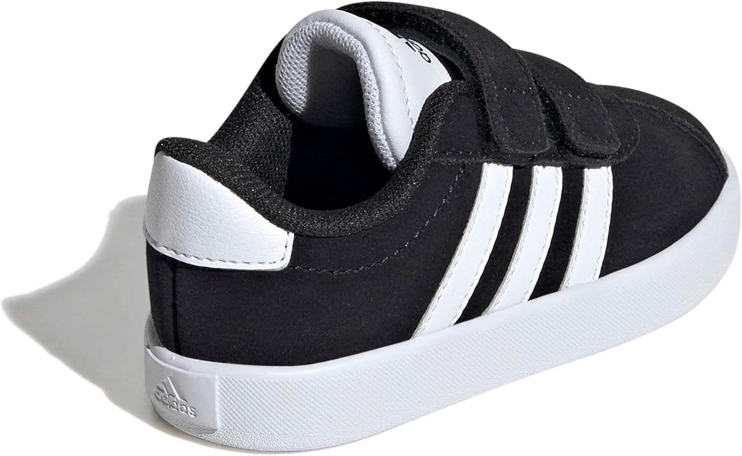 image:imageadidas Baby VL Court 30 Hook amp Loop ShoeBlackWhiteBlack
