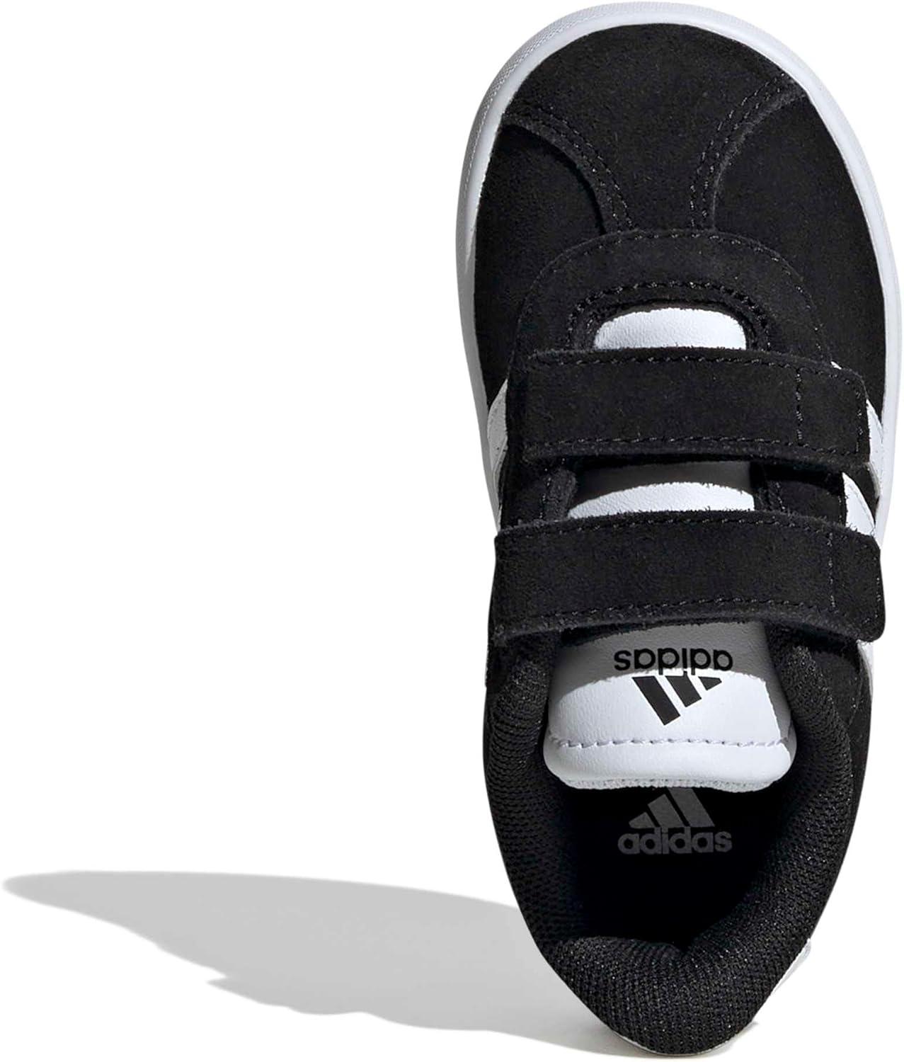 image:imageadidas Baby VL Court 30 Hook amp Loop ShoeBlackWhiteBlack