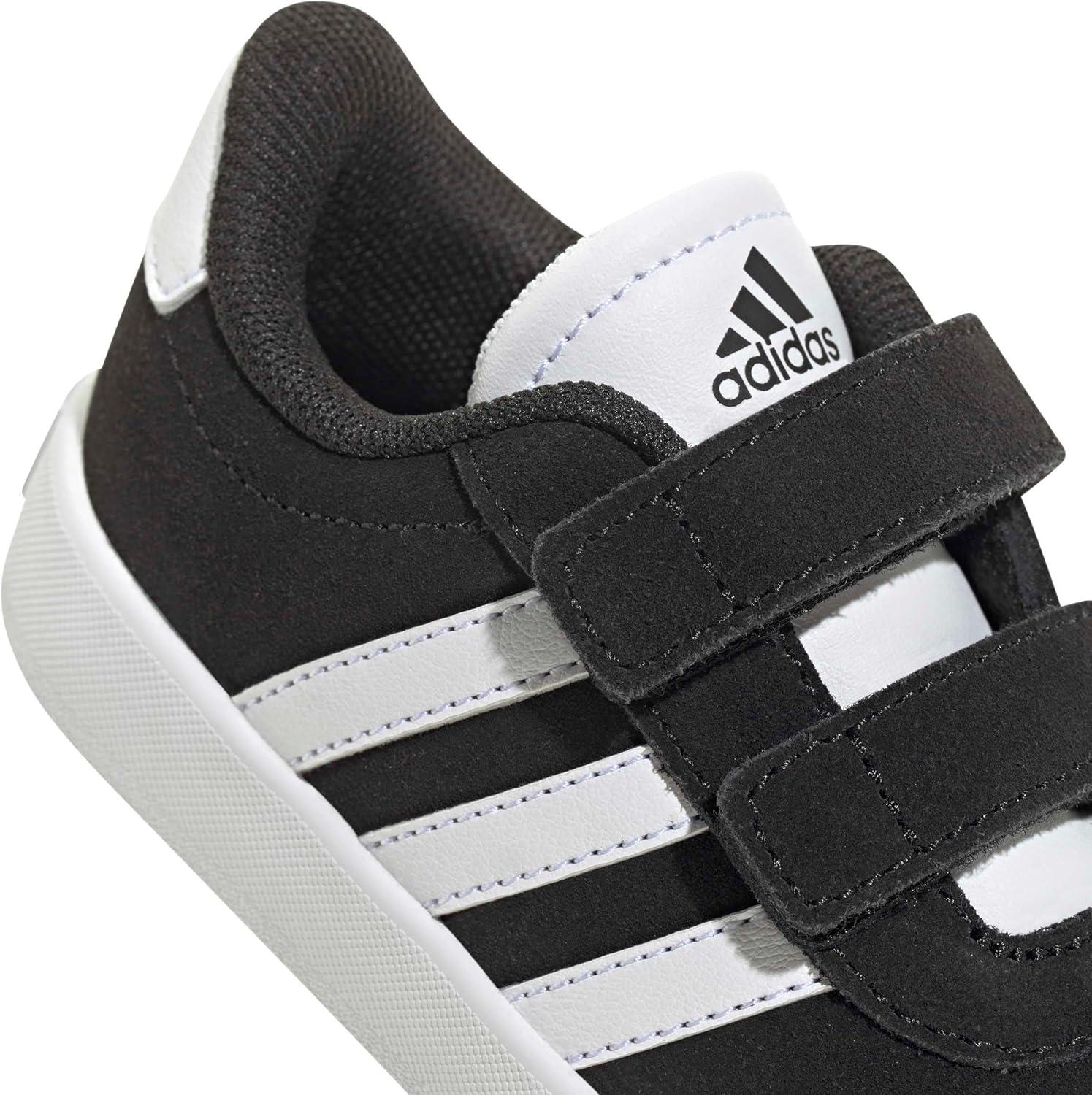 image:imageadidas Baby VL Court 30 Hook amp Loop ShoeBlackWhiteBlack