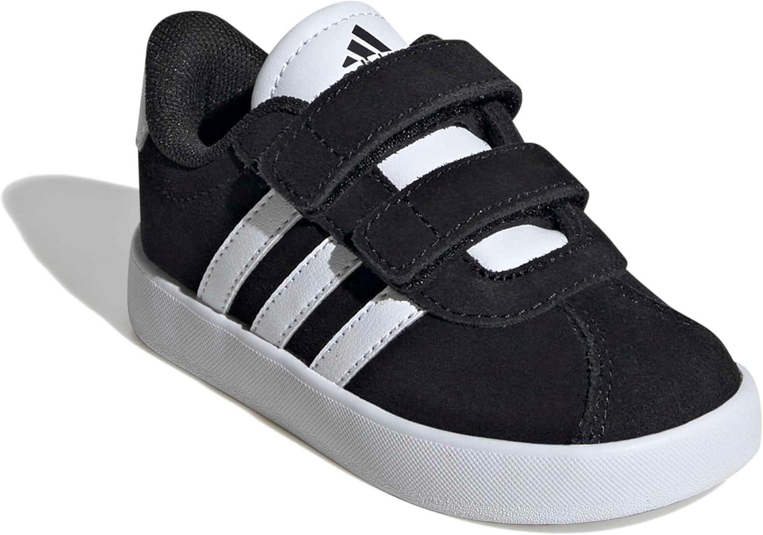 image:imageadidas Baby VL Court 30 Hook amp Loop ShoeBlackWhiteBlack