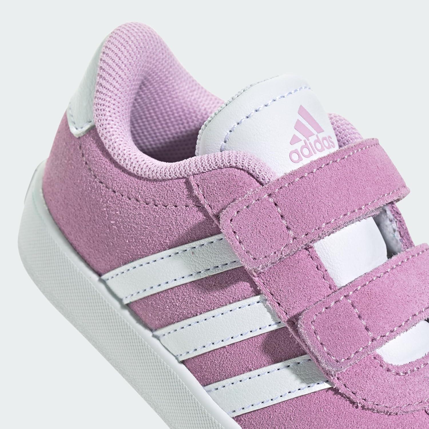 image:imageadidas Baby VL Court 30 Hook amp Loop ShoeBliss LilacWhiteGrey