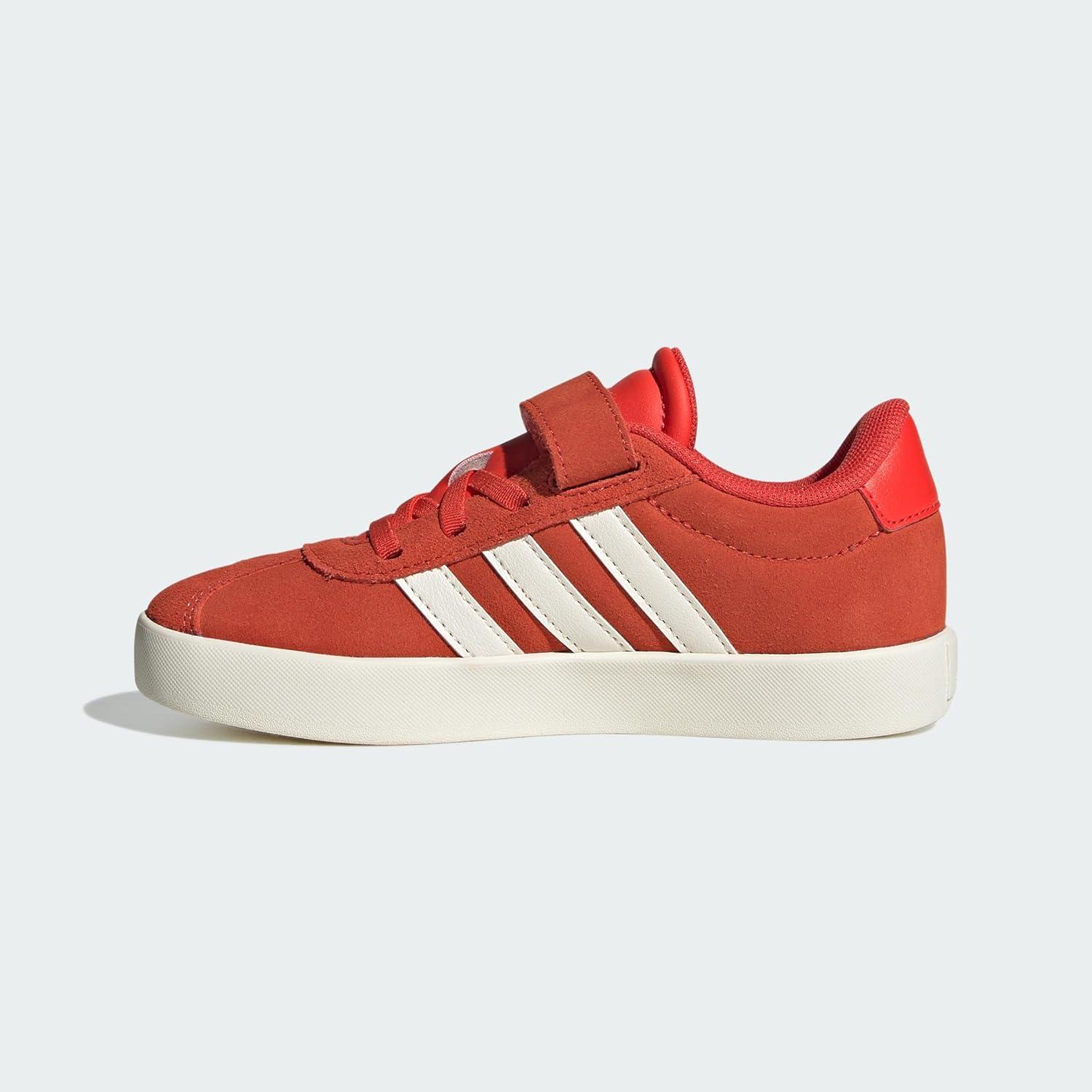 image:imageadidas Baby VL Court 30 Hook amp Loop ShoeBright Red Core White Off White