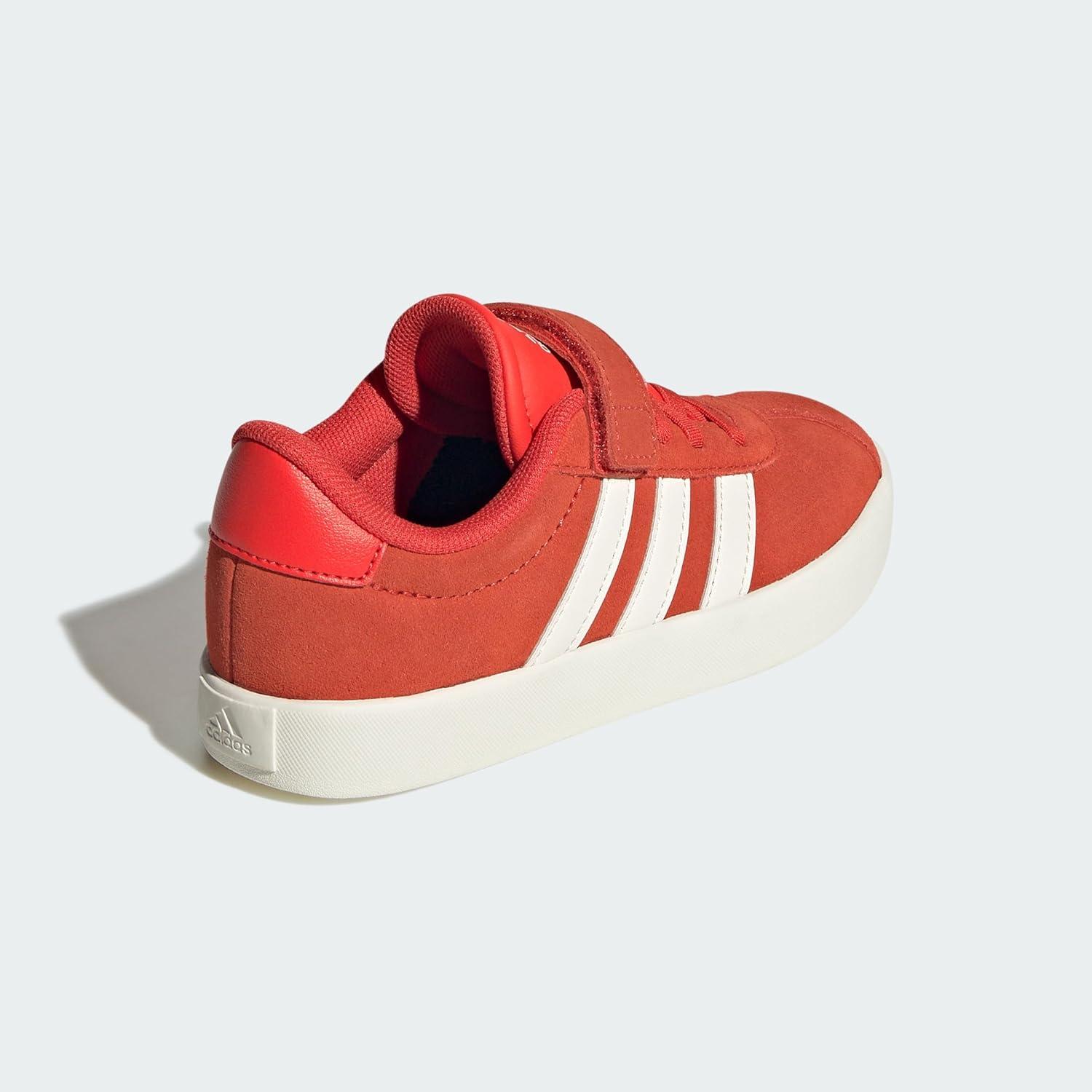 image:imageadidas Baby VL Court 30 Hook amp Loop ShoeBright Red Core White Off White