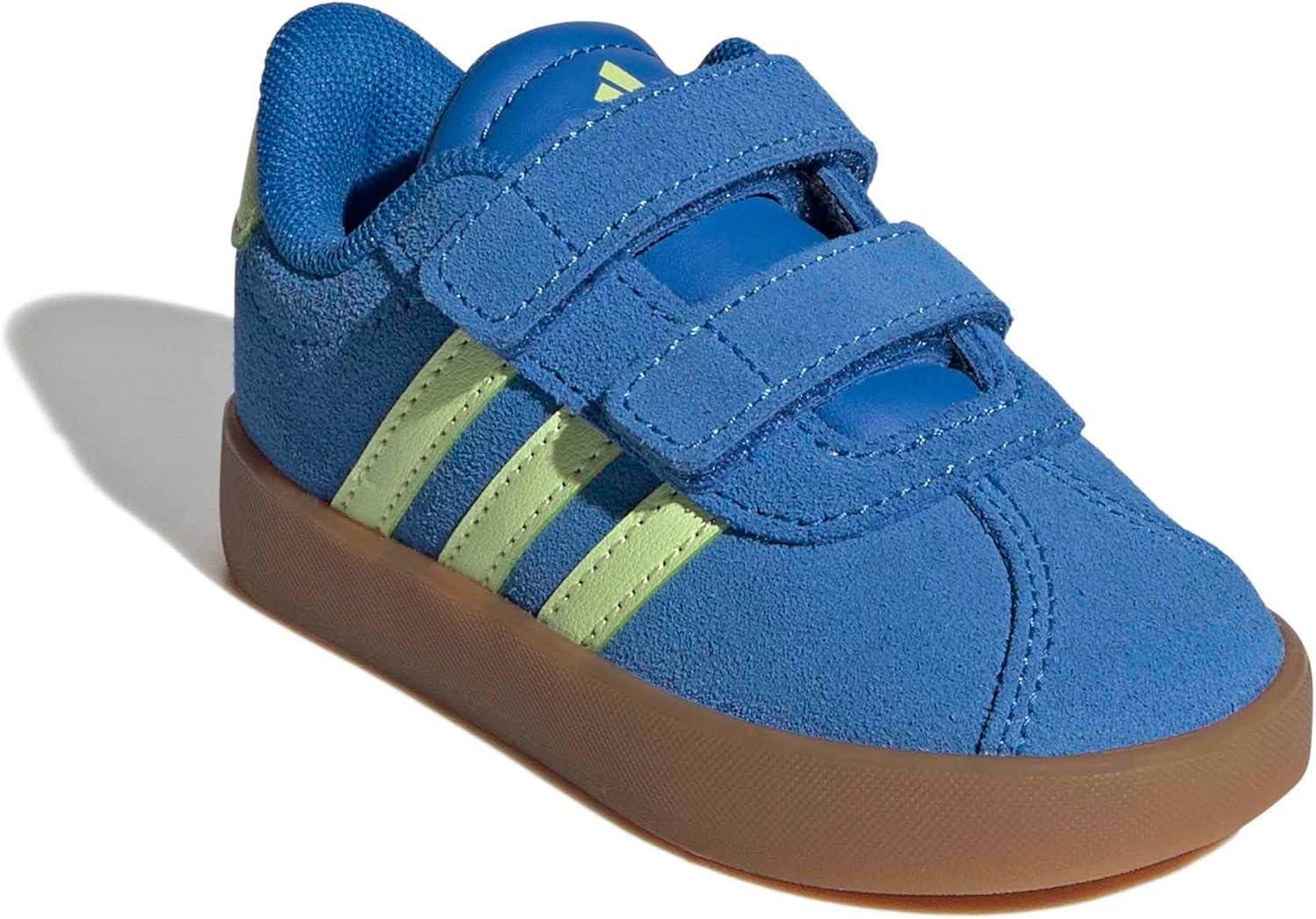 image:imageadidas Baby VL Court 30 Hook amp Loop ShoeBright RoyalPulse LimeGum