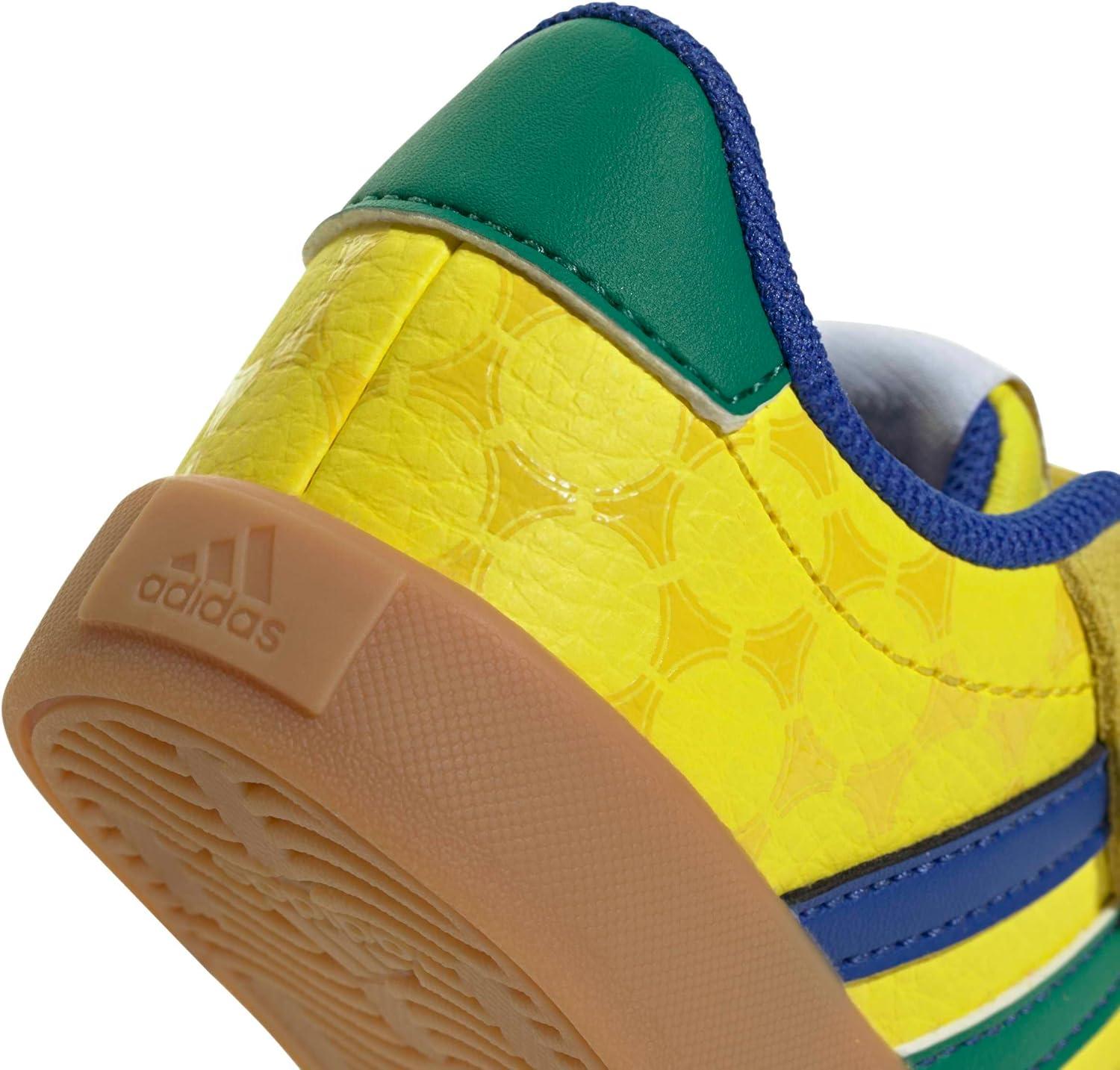 image:imageadidas Baby VL Court 30 Hook amp Loop ShoeBright YellowBold BlueGreen