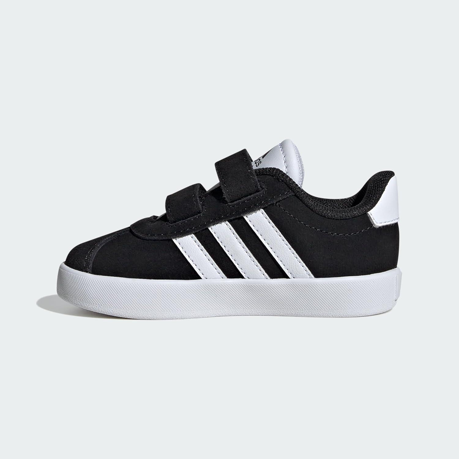 image:imageadidas Baby VL Court 30 Hook amp Loop ShoeCore Black Ftwr White Core Black