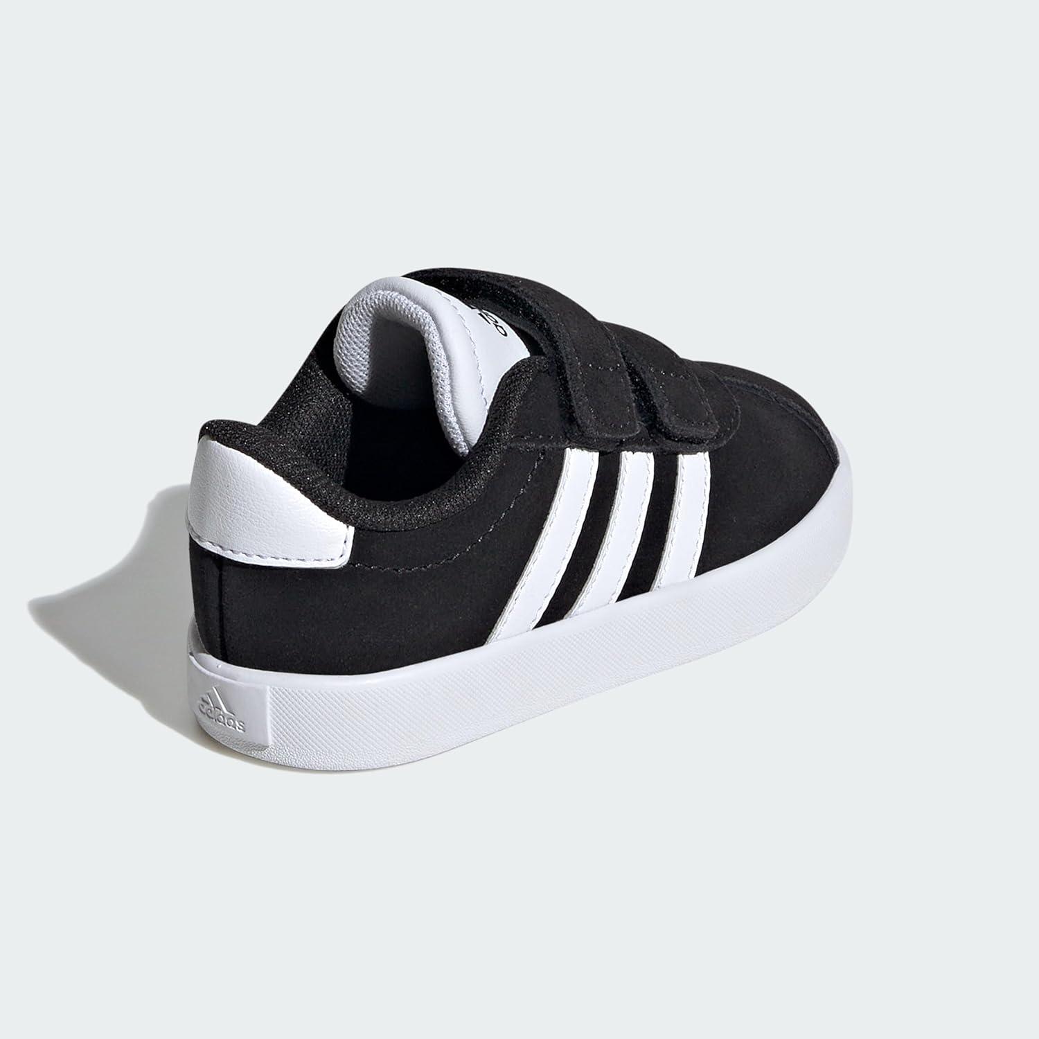 image:imageadidas Baby VL Court 30 Hook amp Loop ShoeCore Black Ftwr White Core Black