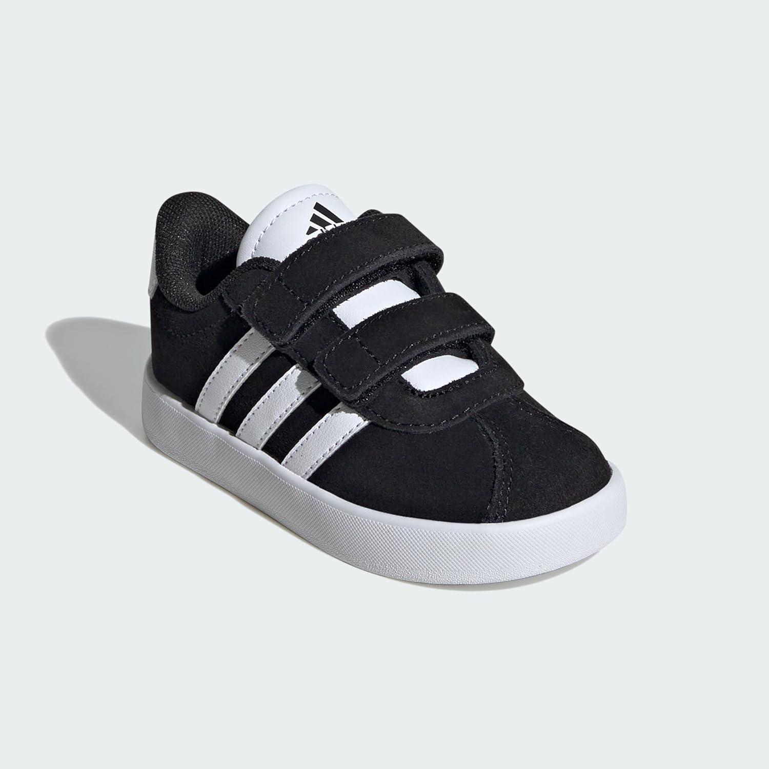 image:imageadidas Baby VL Court 30 Hook amp Loop ShoeCore Black Ftwr White Core Black