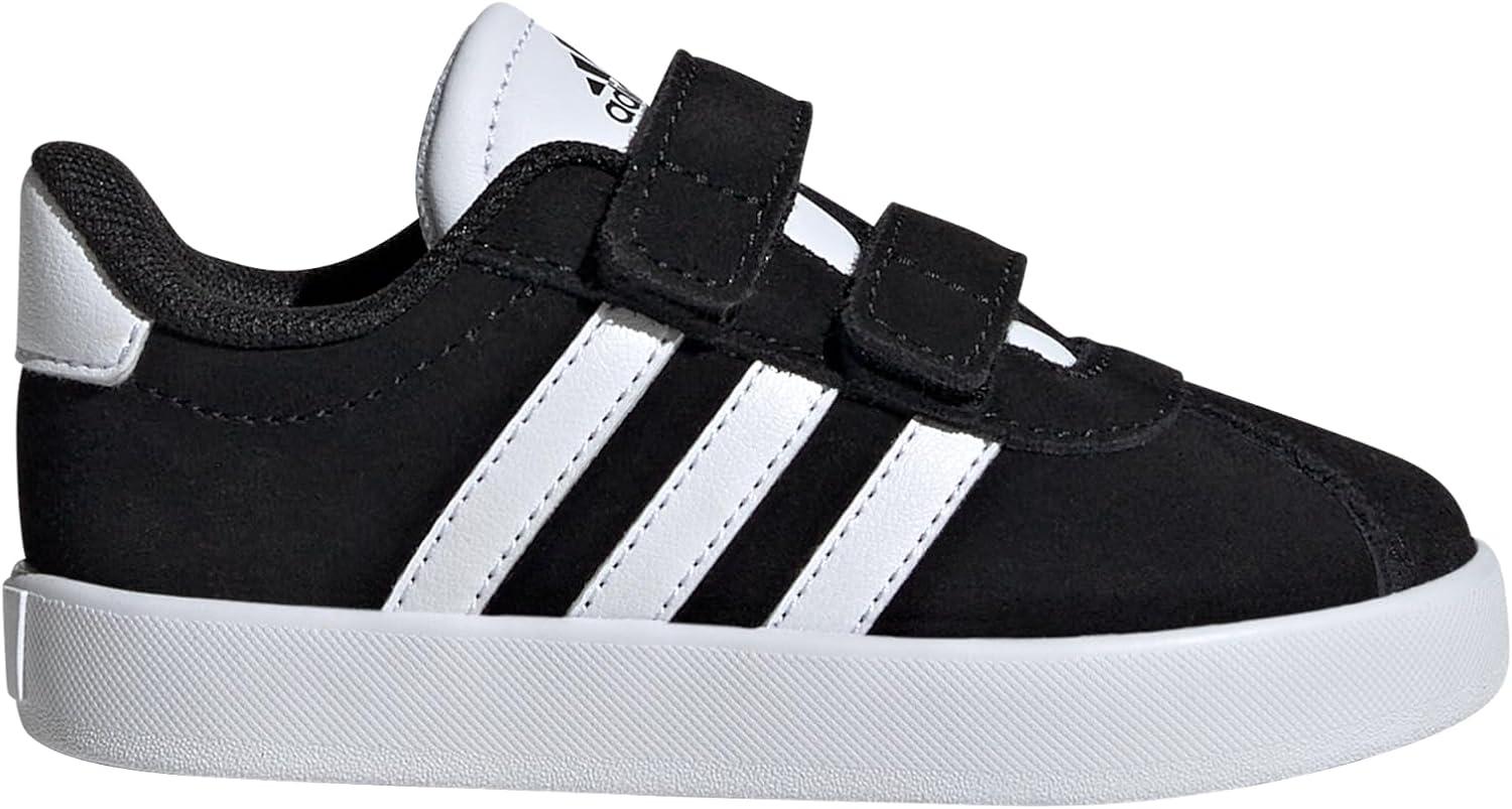 image:imageadidas Baby VL Court 30 Hook amp Loop ShoeCore Black Ftwr White Core Black