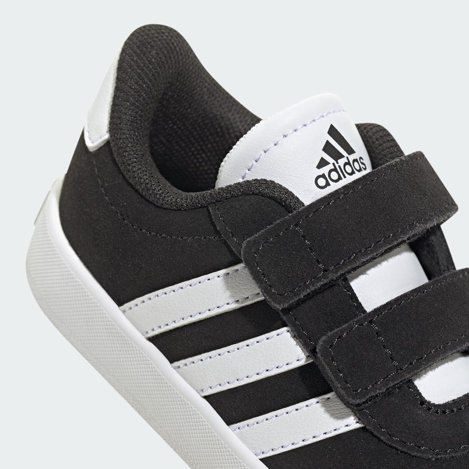 image:imageadidas Baby VL Court 30 Hook amp Loop ShoeCore Black Ftwr White Core Black
