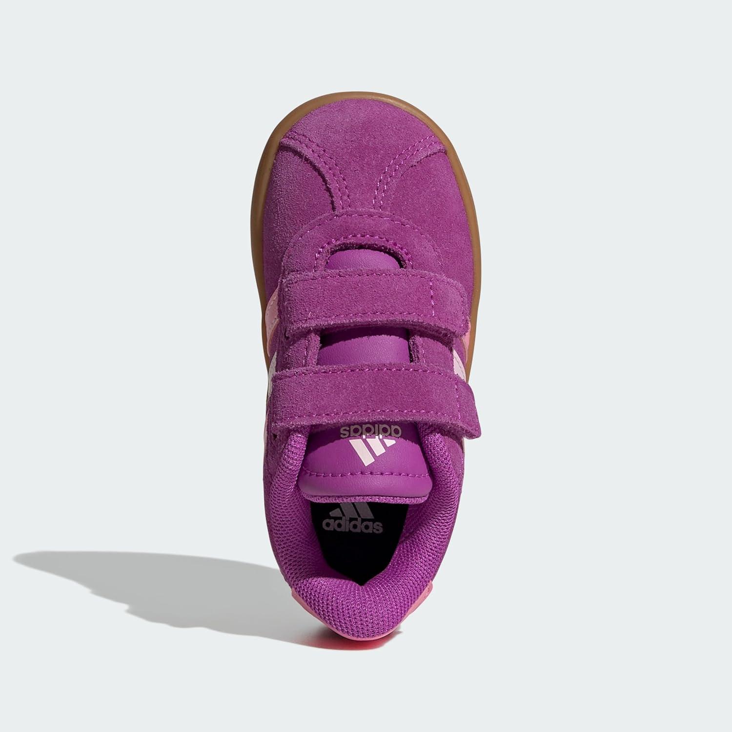 image:imageadidas Baby VL Court 30 Hook amp Loop ShoeFlash Pink Bliss Pink Clear Pink