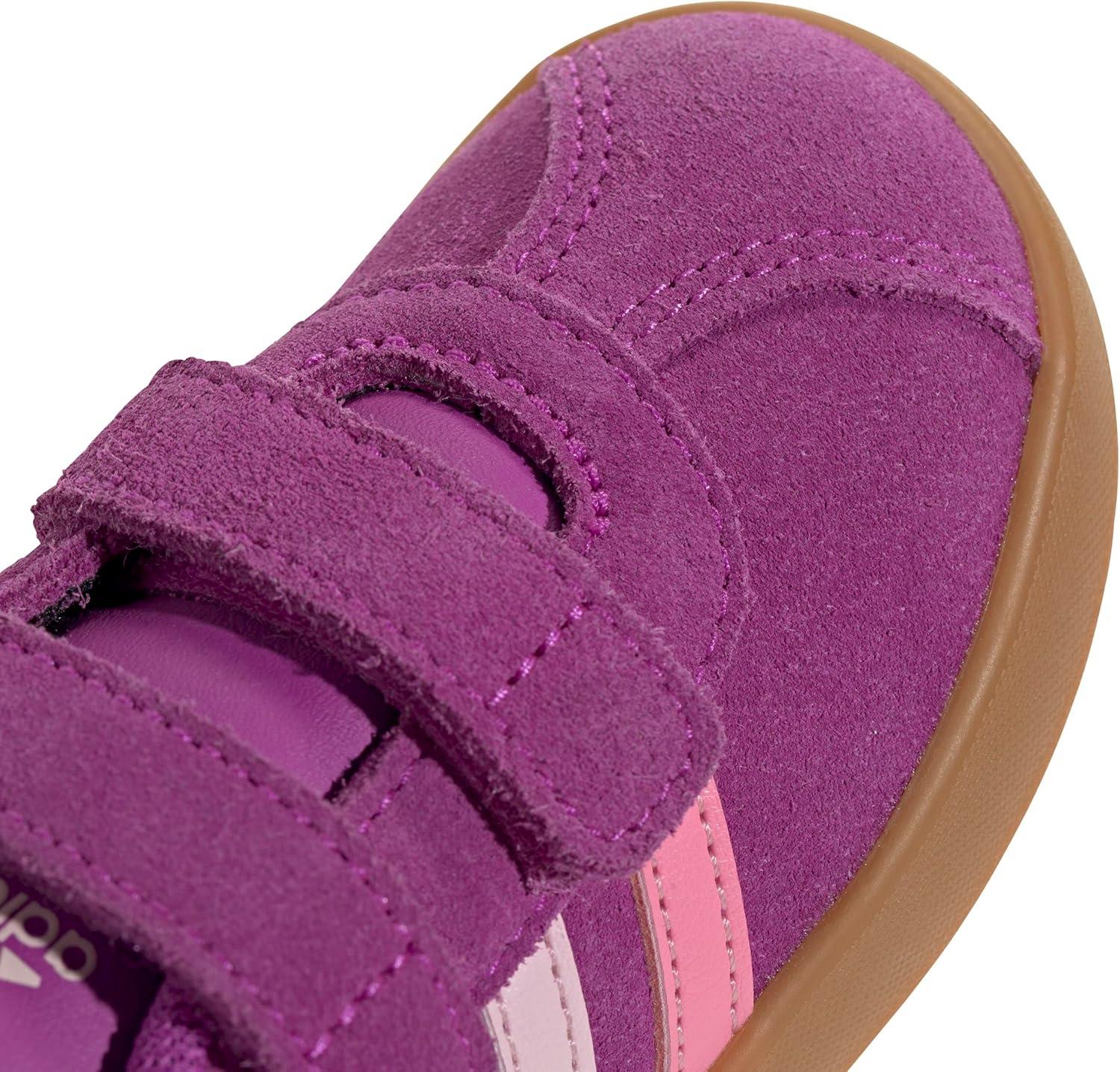 image:imageadidas Baby VL Court 30 Hook amp Loop ShoeFlash PinkBliss PinkClear Pink