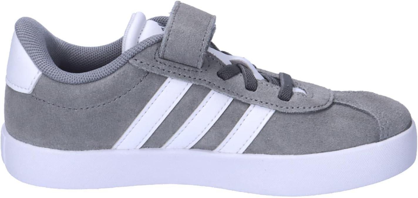 image:imageadidas Baby VL Court 30 Hook amp Loop ShoeGrey Three Cloud White Grey Two