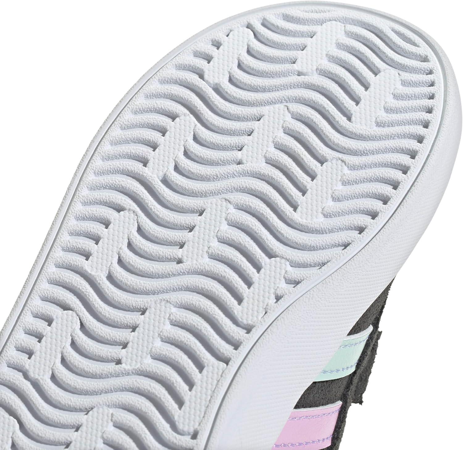 image:imageadidas Baby VL Court 30 Hook amp Loop ShoeGreyHalo MintBliss Lilac