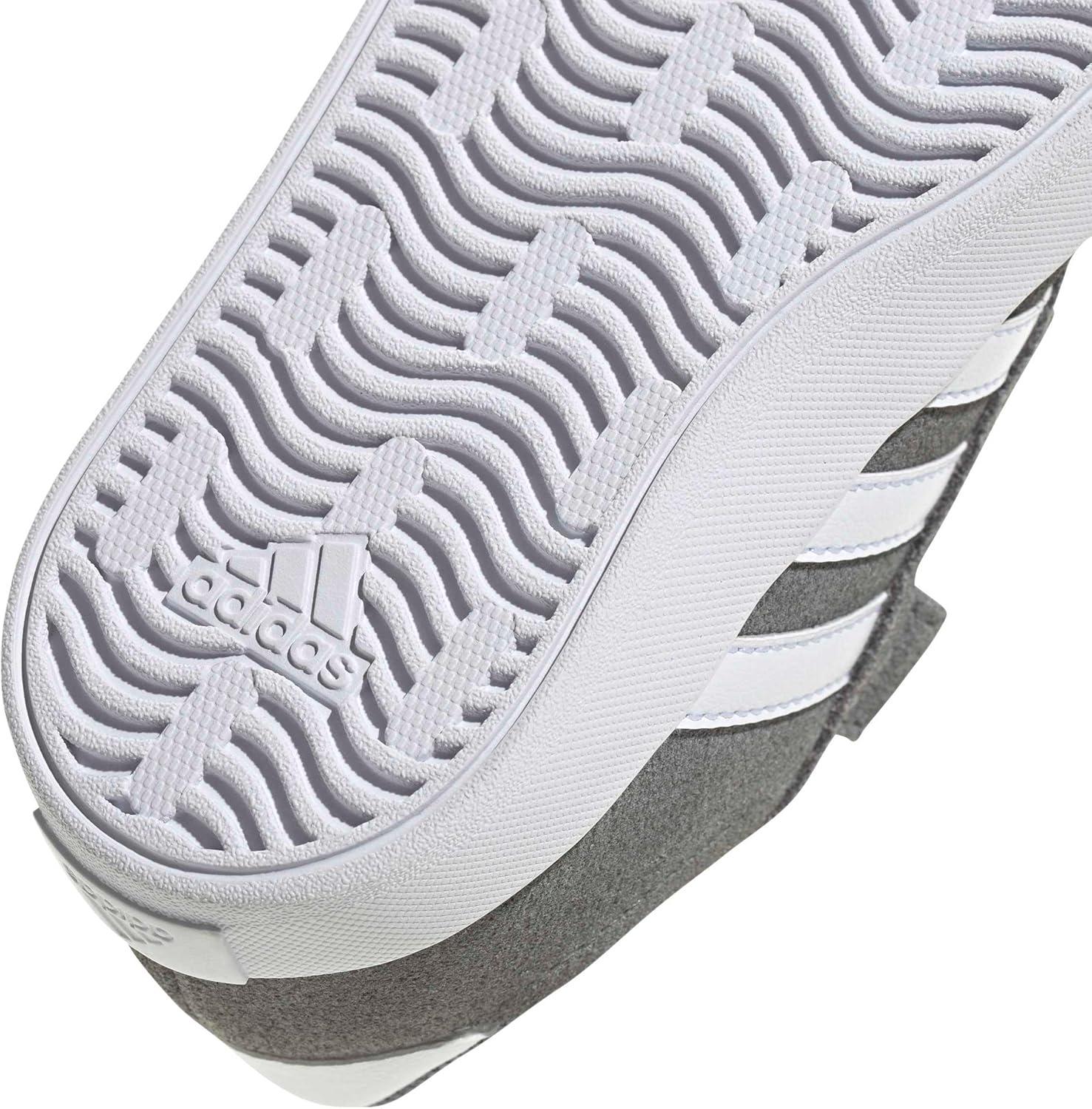 image:imageadidas Baby VL Court 30 Hook amp Loop ShoeGreyWhiteGrey