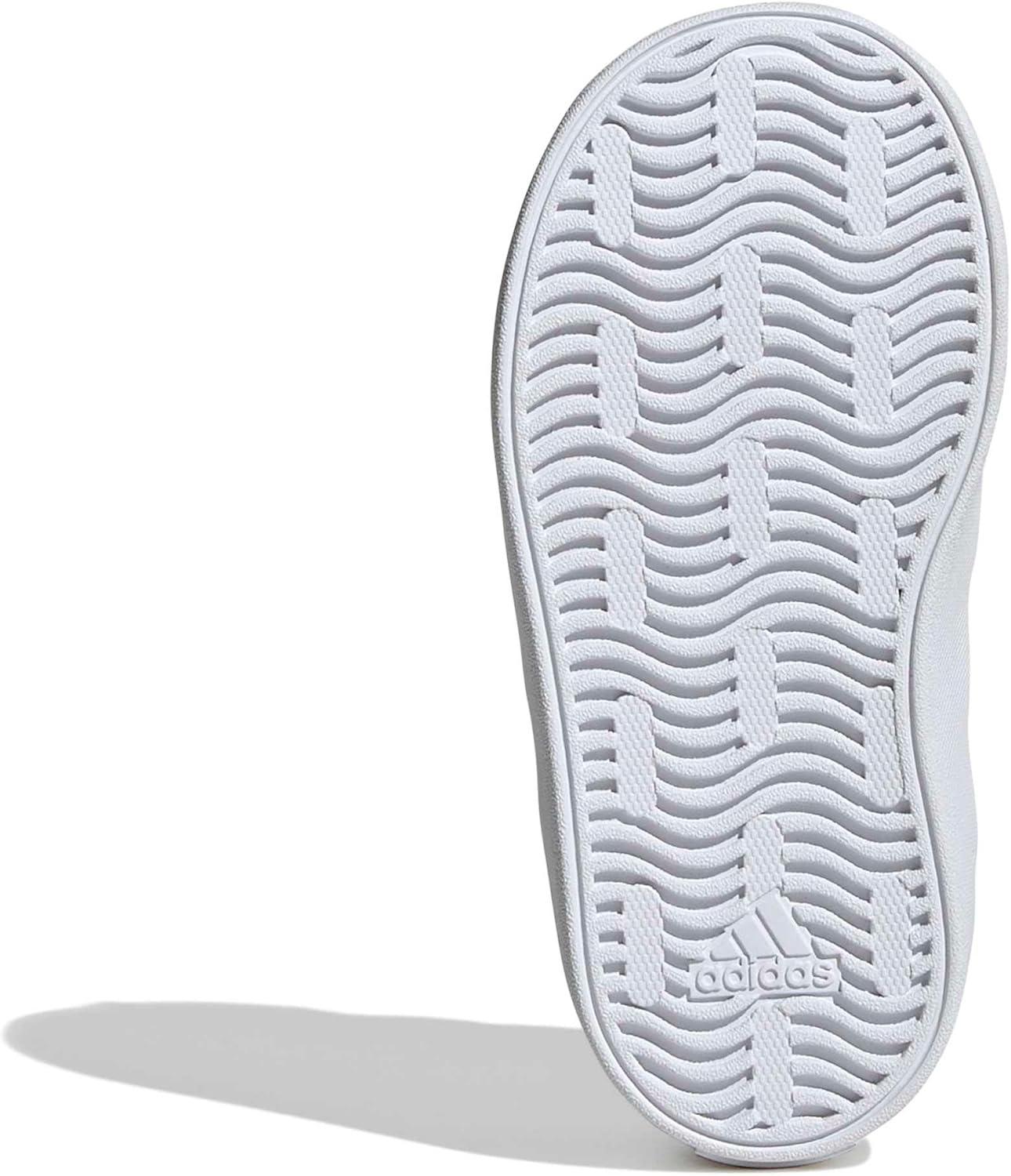 image:imageadidas Baby VL Court 30 Hook amp Loop ShoeGreyWhiteGrey