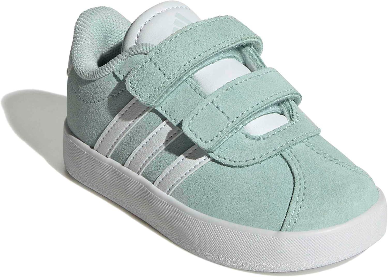 image:imageadidas Baby VL Court 30 Hook amp Loop ShoeHalo MintWhiteBlack