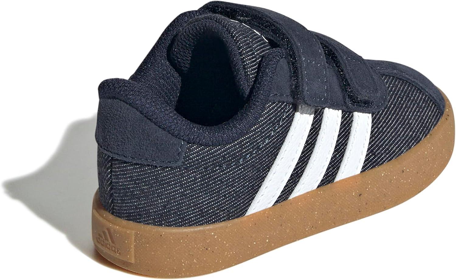 image:imageadidas Baby VL Court 30 Hook amp Loop ShoeInkWhiteGum