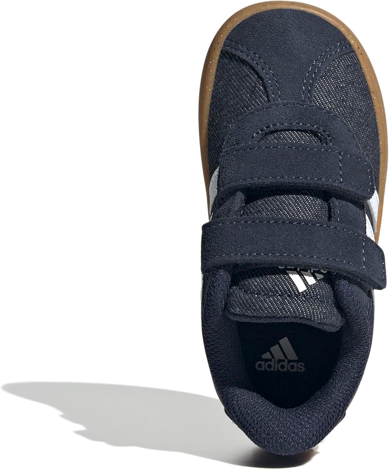 image:imageadidas Baby VL Court 30 Hook amp Loop ShoeInkWhiteGum