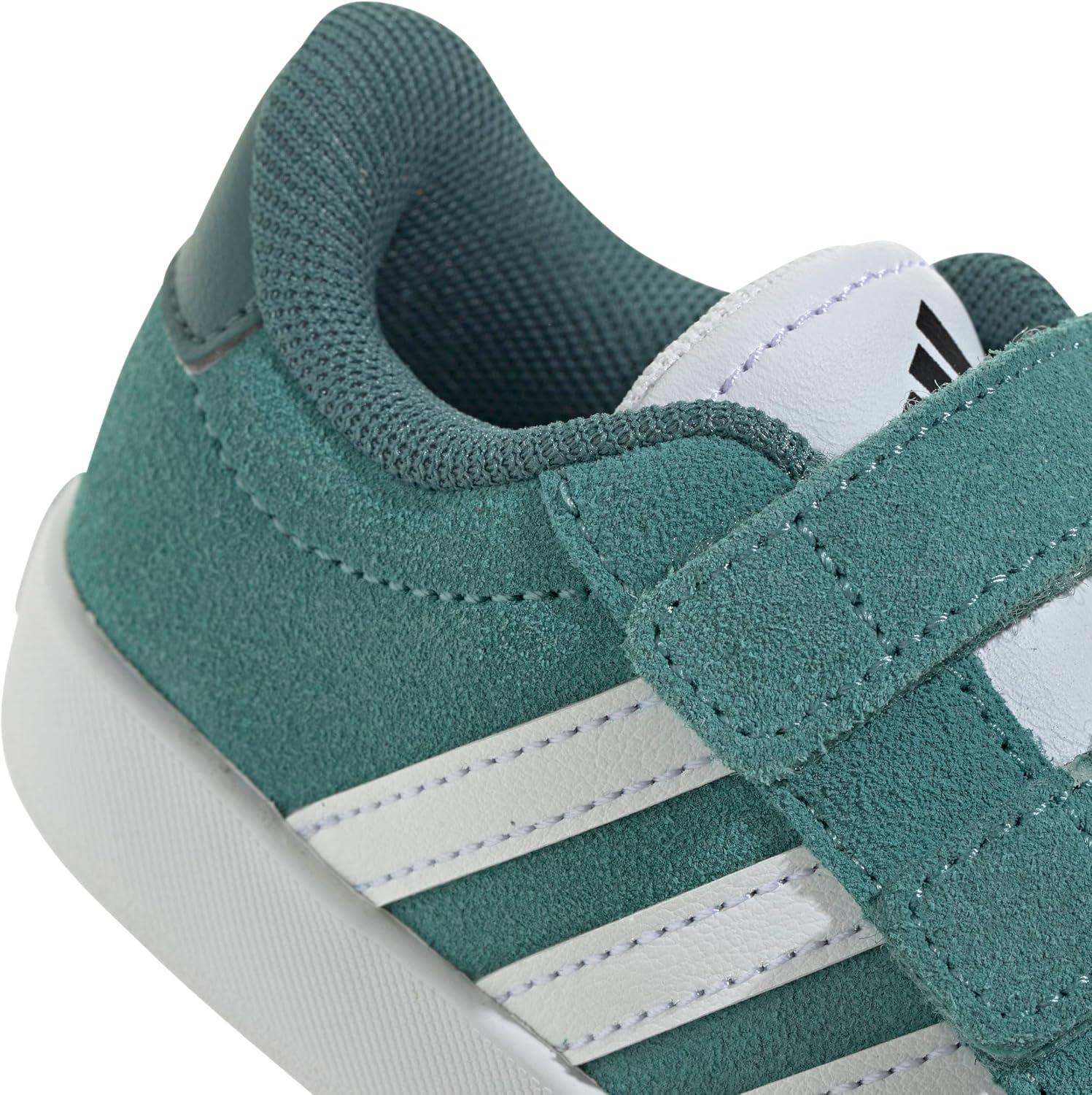 image:imageadidas Baby VL Court 30 Hook amp Loop ShoePowder TealWhitePreloved Teal