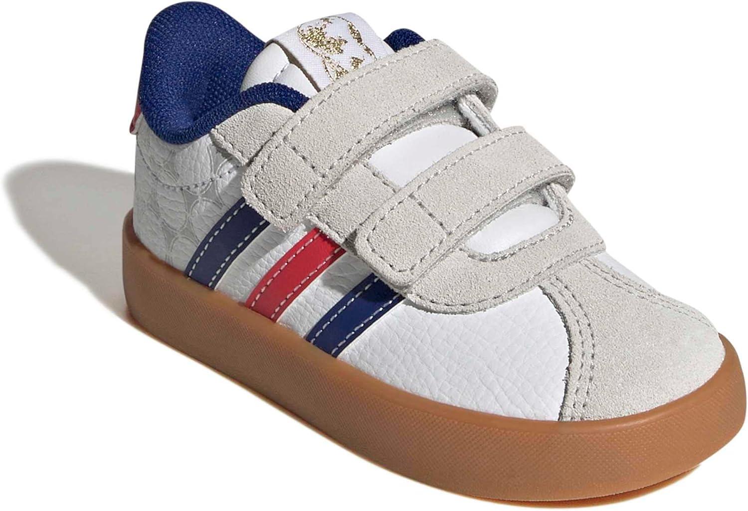 image:imageadidas Baby VL Court 30 Hook amp Loop ShoeWhitePure RubyMystery Ink
