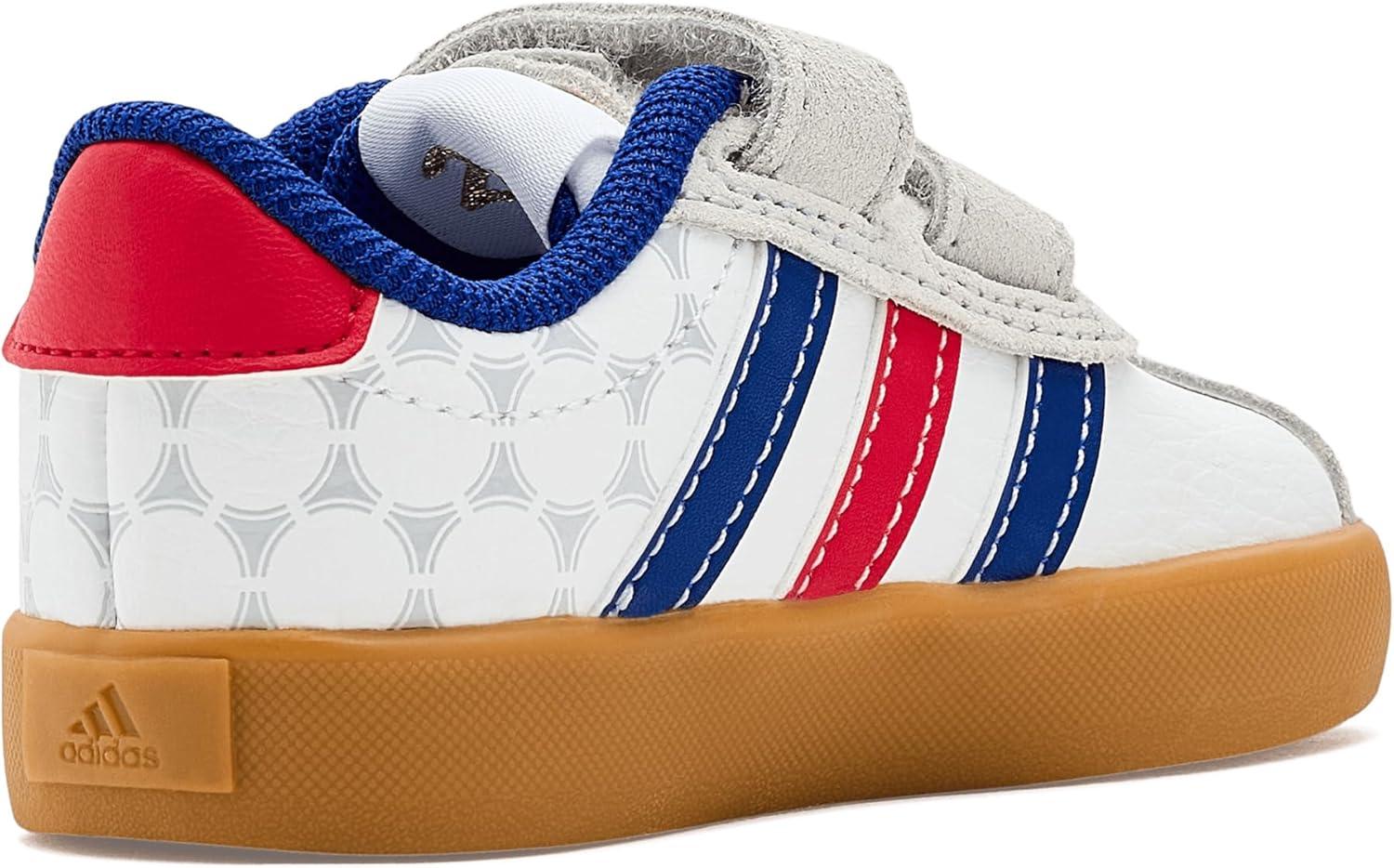 image:imageadidas Baby VL Court 30 Hook amp Loop ShoeWhitePure RubyMystery Ink